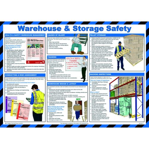 Warehouse & Storage Safety Poster (POS14770)